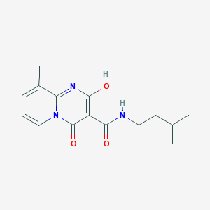 2-hydroxy-N-isopentyl-9-methyl-4-oxo-4H-pyrido[1,2-a]pyrimidine-3-carboxamide