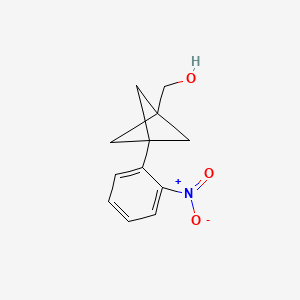 [3-(2-Nitrophenyl)-1-bicyclo[1.1.1]pentanyl]methanol