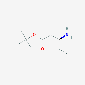 Tert-butyl (3S)-3-aminopentanoate