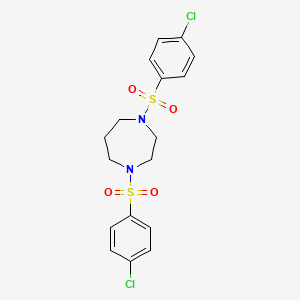 1,4-Bis((4-chlorophenyl)sulfonyl)-1,4-diazepane