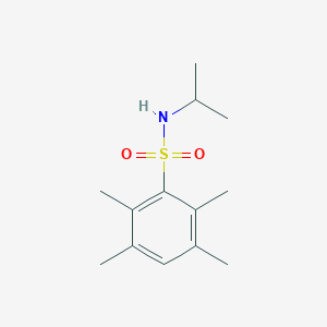 molecular formula C13H21NO2S B239013 N-isopropyl-2,3,5,6-tetramethylbenzenesulfonamide 