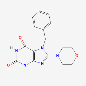 7-Benzyl-3-methyl-8-morpholin-4-yl-3,7-dihydro-purine-2,6-dione