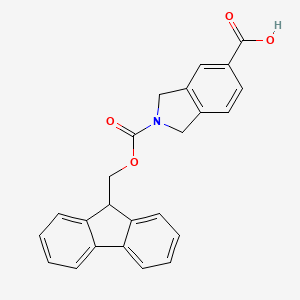 2-[(9H-fluoren-9-ylmethoxy)carbonyl]-2,3-dihydro-1H-isoindole-5-carboxylic acid