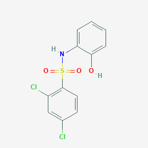 molecular formula C12H9Cl2NO3S B239027 2,4-dichloro-N-(2-hydroxyphenyl)benzenesulfonamide 