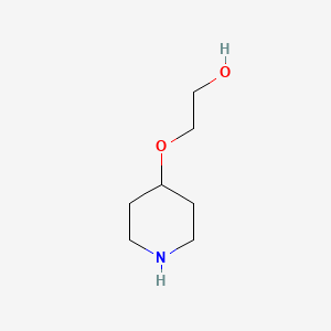 molecular formula C7H15NO2 B2390287 2-(Piperidin-4-yloxy)ethan-1-ol CAS No. 40256-14-2