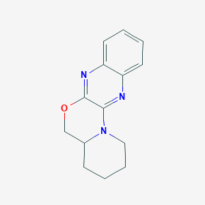 molecular formula C14H15N3O B2390450 9-oxa-2,11,18-triazatetracyclo[8.8.0.02,7.012,17]octadeca-1(18),10,12,14,16-pentaene CAS No. 73332-34-0