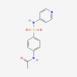 molecular formula C13H13N3O3S B2390472 N-(4-(N-(Pyridin-4-yl)sulfamoyl)phenyl)acetamide CAS No. 326902-03-8
