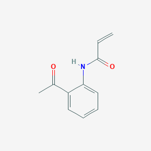 molecular formula C11H11NO2 B2390492 N-(2-ACETYLPHENYL)PROP-2-ENAMIDE CAS No. 104373-96-8