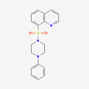 4-Phenyl-1-(8-quinolylsulfonyl)piperazine