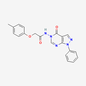N-(4-oxo-1-phenyl-1H-pyrazolo[3,4-d]pyrimidin-5(4H)-yl)-2-(p-tolyloxy)acetamide
