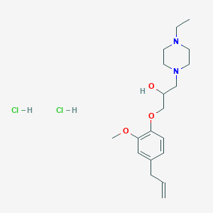1-(4-Allyl-2-methoxyphenoxy)-3-(4-ethylpiperazin-1-yl)propan-2-ol dihydrochloride