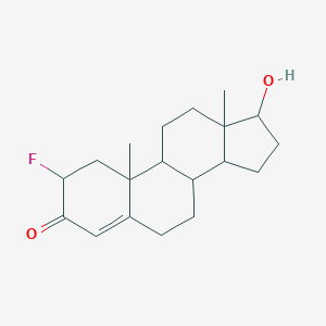 2-Fluoro-17-hydroxy-10,13-dimethyl-1,2,6,7,8,9,11,12,14,15,16,17-dodecahydrocyclopenta[a]phenanthren-3-one