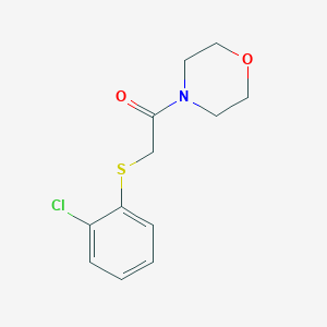 2-[(2-Chlorophenyl)sulfanyl]-1-morpholino-1-ethanone