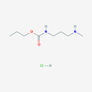 molecular formula C8H19ClN2O2 B2390567 N-Desmethyl Propamocarb Hydrochloride CAS No. 2287345-42-8
