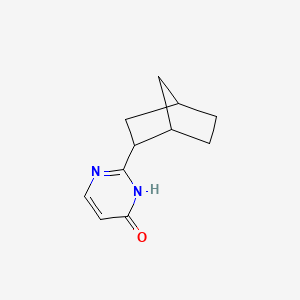 2-{Bicyclo[2.2.1]heptan-2-yl}-3,4-dihydropyrimidin-4-one
