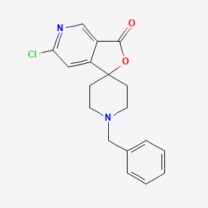 1'-benzyl-6-chloro-3H-spiro[furo[3,4-c]pyridine-1,4'-piperidin]-3-one
