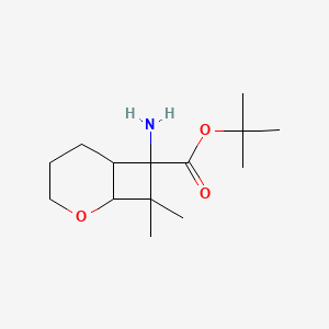 Tert-butyl 7-amino-8,8-dimethyl-2-oxabicyclo[4.2.0]octane-7-carboxylate