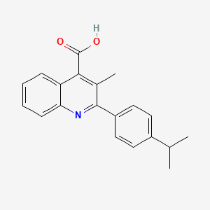 2-(4-Isopropylphenyl)-3-methylquinoline-4-carboxylic acid