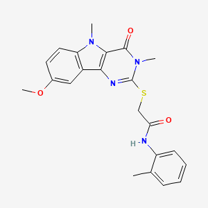 N-[2-(4-fluorophenyl)-1H-indol-3-yl]-N'-(2-furylmethyl)urea