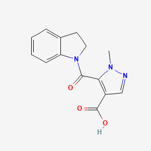 5-(2,3-dihydro-1H-indol-1-ylcarbonyl)-1-methyl-1H-pyrazole-4-carboxylic acid