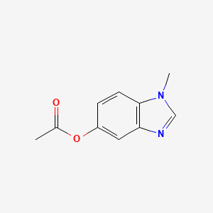 1-methyl-1H-benzo[d]imidazol-5-yl acetate