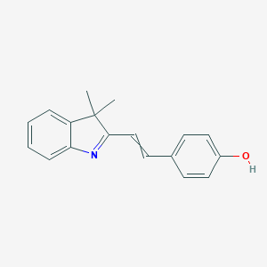 Phenol, 4-[2-(3,3-dimethyl-3H-indol-2-yl)ethenyl]-