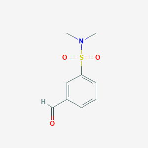 molecular formula C9H11NO3S B2390788 3-formyl-N,N-dimethylbenzenesulfonamide CAS No. 132390-68-2