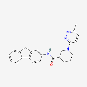 molecular formula C24H24N4O B2390827 N-(9H-fluoren-2-yl)-1-(6-methylpyridazin-3-yl)piperidine-3-carboxamide CAS No. 2194965-71-2