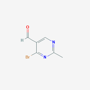 B2390851 4-Bromo-2-methylpyrimidine-5-carbaldehyde CAS No. 2248343-43-1