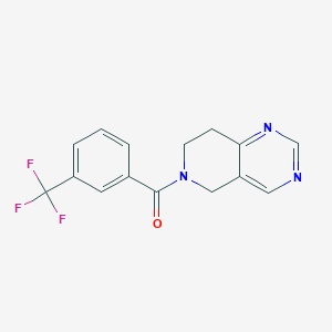 B2390881 (7,8-dihydropyrido[4,3-d]pyrimidin-6(5H)-yl)(3-(trifluoromethyl)phenyl)methanone CAS No. 1797142-65-4