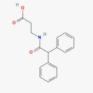 molecular formula C17H17NO3 B2390883 3-Diphenylacetylaminopropionic acid CAS No. 65707-89-3