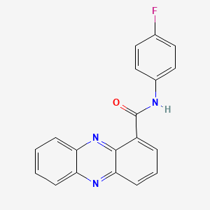 molecular formula C19H12FN3O B2390921 N-(4-fluorophenyl)phenazine-1-carboxamide CAS No. 923691-12-7