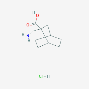 2-(Aminomethyl)bicyclo[2.2.2]octane-2-carboxylic acid hydrochloride