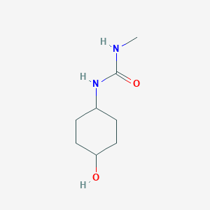 3-Methyl-1-[(1r,4r)-4-hydroxycyclohexyl]urea