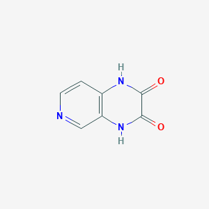 molecular formula C7H5N3O2 B2391107 1,4-Dihydropyrido[3,4-b]pyrazine-2,3-dione CAS No. 35251-84-4