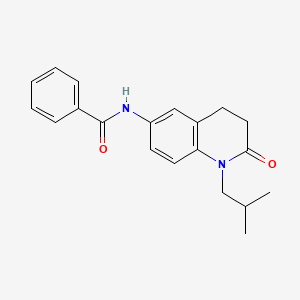 N-(1-isobutyl-2-oxo-1,2,3,4-tetrahydroquinolin-6-yl)benzamide