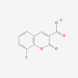 8-Fluoro-2-oxochromene-3-carboxylic acid