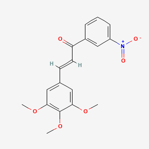 1-(3-Nitrophenyl)-3-(3,4,5-trimethoxyphenyl)prop-2-en-1-one