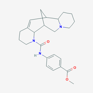 methyl 4-[(3,4,6,7,8,9,10,12,13,13a-decahydro-2H-6,13-methanodipyrido[1,2-a:3',2'-e]azocin-1(6aH)-ylcarbonyl)amino]benzoate