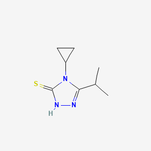 4-cyclopropyl-5-isopropyl-4H-1,2,4-triazole-3-thiol