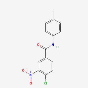 4-chloro-N-(4-methylphenyl)-3-nitrobenzamide