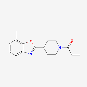 1-[4-(7-Methyl-1,3-benzoxazol-2-yl)piperidin-1-yl]prop-2-en-1-one