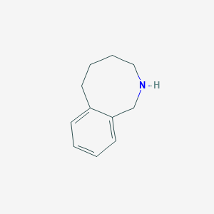 molecular formula C11H15N B2391214 1,2,3,4,5,6-Hexahydro-2-benzazocine CAS No. 7124-94-9
