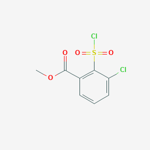 Methyl 3-chloro-2-(chlorosulfonyl)benzoate