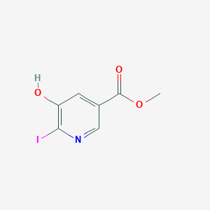 molecular formula C7H6INO3 B2391355 Methyl 5-hydroxy-6-iodopyridine-3-carboxylate CAS No. 1189816-87-2