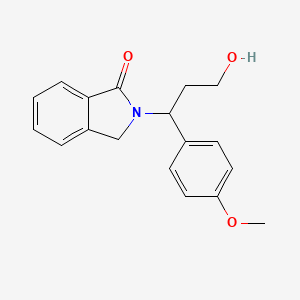 2-[3-Hydroxy-1-(4-methoxyphenyl)propyl]-1-isoindolinone