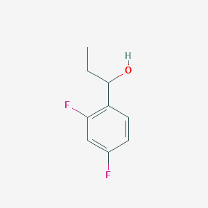 molecular formula C9H10F2O B2391535 1-(2,4-Difluorophenyl)propan-1-ol CAS No. 1247998-05-5