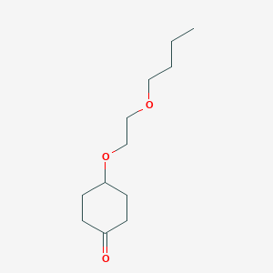 molecular formula C12H22O3 B2391542 4-(2-Butoxyethoxy)cyclohexan-1-one CAS No. 1564778-85-3