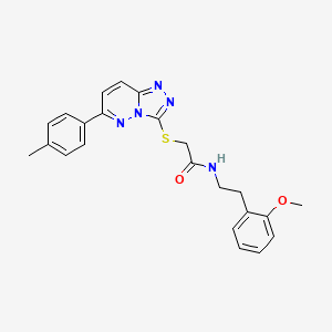 N-(2-methoxyphenethyl)-2-((6-(p-tolyl)-[1,2,4]triazolo[4,3-b]pyridazin-3-yl)thio)acetamide
