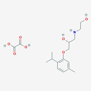 1-((2-Hydroxyethyl)amino)-3-(2-isopropyl-5-methylphenoxy)propan-2-ol oxalate